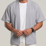 KZZ Men's solid-color top