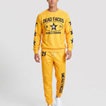 KZZ Relaxed-fit long-sleeve crew-neck top and joggers