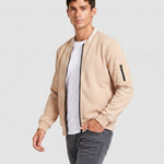 KZZ Men's Casual Baseball Jacket