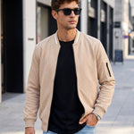 KZZ Men's Casual Baseball Jacket