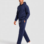 KZZ Fitted hoodie and drawstring trousers