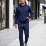 KZZ Fitted hoodie and drawstring trousers