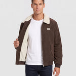 KZZ Men's Casual Corduroy Jacket