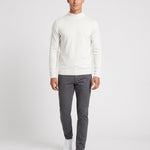 KZZ Men's mock-neck long-sleeve shirt