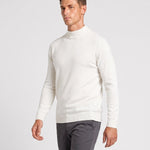 KZZ Men's mock-neck long-sleeve shirt