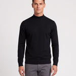 KZZ Men's mock-neck long-sleeve shirt