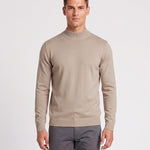 KZZ Men's mock-neck long-sleeve shirt