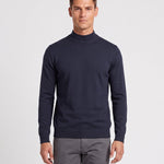 KZZ Men's mock-neck long-sleeve shirt