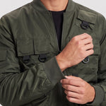 KZZ Men's Slim-Fit Tactical Jacket