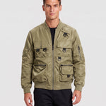 KZZ Men's Slim-Fit Tactical Jacket