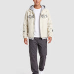 KZZ Casual color-block hooded jacket