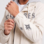 KZZ Casual color-block hooded jacket