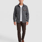 KZZ Men's Long-Sleeve Work Shirt