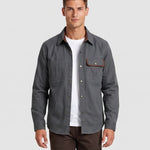 KZZ Men's Long-Sleeve Work Shirt
