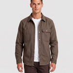 KZZ Men's Long-Sleeve Work Shirt