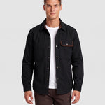 KZZ Men's Long-Sleeve Work Shirt
