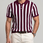 KZZ Striped short-sleeve shirt