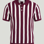 KZZ Striped short-sleeve shirt