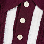 KZZ Striped short-sleeve shirt