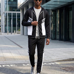 KZZ Men's Casual Hooded Tracksuit