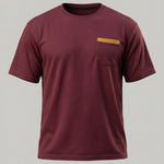 KZZ Men's Classic Waffle-Knit T-Shirt