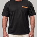 KZZ Men's Classic Waffle-Knit T-Shirt