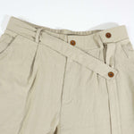 KZZ Men's Casual Loose-Fit Linen Pants