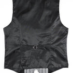 KZZ Men's V-neck double-breasted casual vest