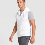 KZZ Vintage-style hooded vest