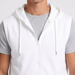 KZZ Vintage-style hooded vest