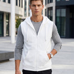 KZZ Vintage-style hooded vest