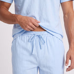 KZZ Casual short-sleeved shirt and loose-fitting trousers