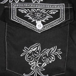 KZZ Men's Vintage Western Long-Sleeve Shirt