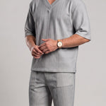KZZ V-neck short-sleeve T-shirt and shorts
