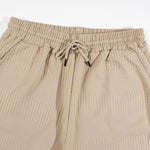 KZZ Casual slim-fit polo shirt and drawstring shorts