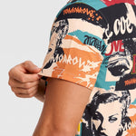 KZZ Men's Retro Casual Short-Sleeve Shirt