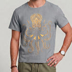 KZZ Men's Breathable Short-Sleeve Shirt