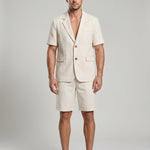 KZZ Short-Sleeve Blazer and Shorts