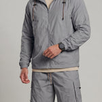KZZ Loose-fitting hooded sun-protection jacket and shorts