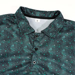 KZZ Men's Graphic Polo Shirt
