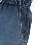 KZZ Men's Washed Denim Utility Shorts