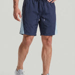 KZZ Retro color-block shorts