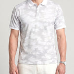 KZZ Men's Summer Camouflage Print Short-Sleeve Shirt