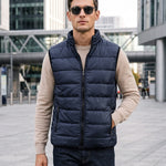 KZZ Men's Sleeveless Zip-Up Vest