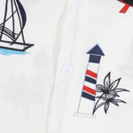 KZZ Printed top and drawstring shorts