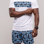 KZZ Men's Tropical-Style Casual Summer Set