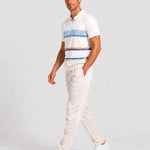 KZZ Summer Short-Sleeve Half-Zip Top and Trousers