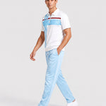 KZZ Short-sleeved zip-up top and trousers
