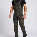 KZZ Men's casual camouflage jumpsuit