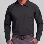 KZZ Men's Long-Sleeve Polo